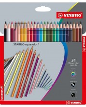 Акварелни моливи Stabilo Aquacolor – 24 цвята -1