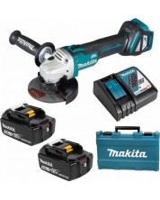 Акумулаторeн ъглошлайф Makita - DGA511RTE, 18V Li-Ion, Ø125 mm, 2 x 5.0 Ah -1