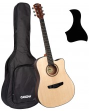 Акустична китара Cascha - Stage Series CGA200, бежова -1