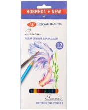 Акварелни моливи Невская палитра Сонет - 12 цвята