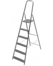 Алуминиева домакинска стълба Home practic - 5 + 1, 150 kg -1