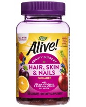 Alive Hair, Skin & Nails Premium Formula, 60 таблетки, Nature's Way