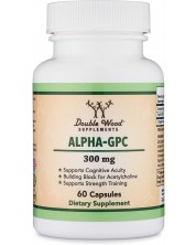 Alpha-GPC, 60 капсули, Double Wood