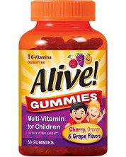 Alive Gummies Multi-Vitamin for Children, 60 желирани таблетки, Nature's Way -1