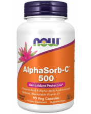 AlphaSorb-C, 500 mg, 90 капсули, Now