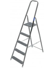 Алуминиева домакинска стълба Home practic - 4 + 1, 150 kg -1