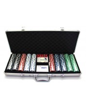 Алуминиево куфарче Foxy Trade, с 500 покер чипа
