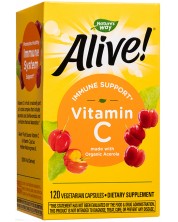 Alive Vitamin С, 120 капсули, Nature's Way