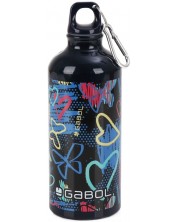 Алуминиева бутилка за вода Gabol Tizas - 600 ml -1