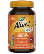 Alive Kids Premium, 90 желирани таблетки, Nature's Way -1