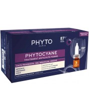 Phyto PhytoCyane Терапия срещу прогресивен косопад Women, 12 x 5 ml -1