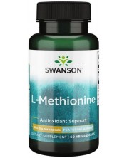 L-Methionine, 500 mg, 60 капсули, Swanson