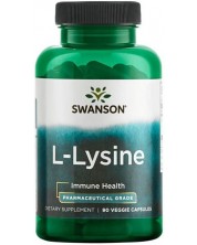 L-Lysine, 90 растителни капсули, Swanson -1