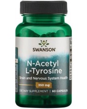 N-Acetyl L-Tyrosine, 350 mg, 60 капсули, Swanson