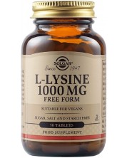 L-Lysine, 1000 mg, 50 таблетки, Solgar -1