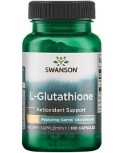 L-Glutathione, 100 mg, 100 капсули, Swanson -1