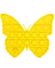 Антистрес играчка Poppit fidget - Пеперуда, жълта -1