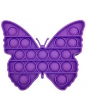 Антистрес играчка Poppit fidget - Пеперуда, лилава -1