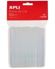 Лепилни пръчки силикон APLI – ø 7,5 х 10 cm, 25 броя -1