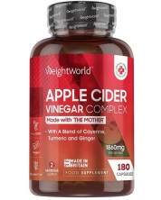 Apple Cider Vinegar Complex, 180 капсули, Weight World -1