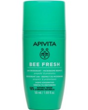 Apivita Bee Fresh Рол-он дезодорант против изпотяване, 50 ml -1
