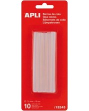 Лепилни пръчки силикон APLI – ø 7,5 х 10 cm, 10 броя -1