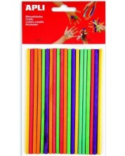 Кръгли дървени пръчици APLI - Цветни -1