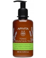 Apivita Tonic Mountain Tea Мляко за тяло с планински чай, 200 ml