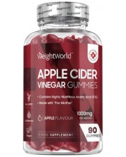 Apple Cider Vinegar Gummies, 90 таблетки, Weight World -1