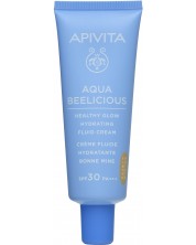 Apivita Aqua Beelicious Тониран хидратиращ флуид за лице, SPF30, 40 ml -1