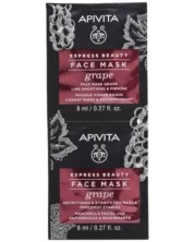 Apivita Express Beauty Маска за лице, грозде, 2 x 8 ml