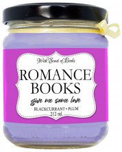 Ароматна свещ - Romance Books, 212 ml -1