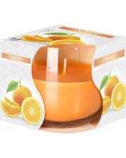 Ароматна свещ Bispol Aura - Портокал, 130 g