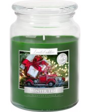 Ароматна свещ Bispol Premium - Winter Tree, 500 g