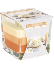Ароматна свещ Bispol Aura - Vanilla Cupcake, 170 g