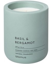 Ароматна свещ Blomus Fraga - L, Basil & Bergamot, Pine Gray