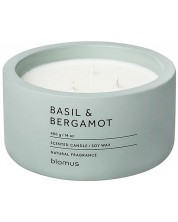Ароматна свещ Blomus Fraga - XL, Basil & Bergamot, Pine Gray -1