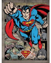 Арт принт Pyramid DC Comics: Superman - Comic Montage -1