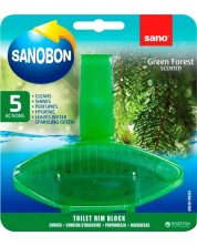 Ароматизатор за тоалетна Sano - WC Green Forest, 55 g -1