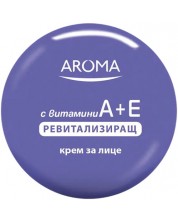 Aroma Ревитализиращ крем за лице с витамини А + Е, 75 ml