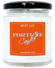 Ароматна свещ с късметче Next Lit Fortune Candle - Fragrant Five, на английски