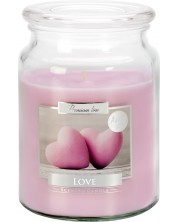 Ароматна свещ Bispol Premium - Love, 500 g -1