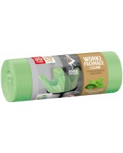 Ароматизирани торби за отпадъци Anna - Аромат мента, 35 L, 20 броя, зелени -1