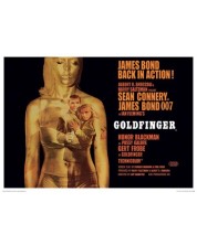 Арт принт Pyramid Movies: James Bond - Goldfinger Projection