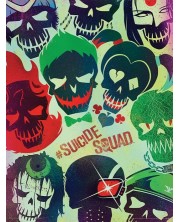 Арт принт Pyramid DC Comics: Suicide Squad - Skulls