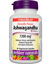 Ashwagandha, 600 mg, 60 капсули, Webber Naturals -1