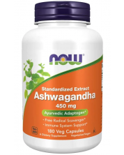 Ashwagandha Extract, 450 mg, 180 капсули, Now -1