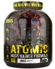 Atomic Mass Gainer Formula, шоколад, 3 kg, Nuclear Nutrition