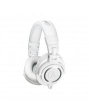Слушалки Audio-Technica - ATH-M50X, бели -1