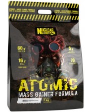 Atomic Mass Gainer Formula, шоколад, 7 kg, Nuclear Nutrition -1